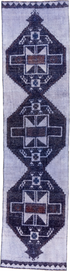 Vintage Oushak Runner Rug (3' x 12')